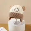 Outono e inverno chapéu de bebê quente chapéu infantil chapéu de bebê feminino fofo menino coreano princesa inverno chapéu de lã atacado