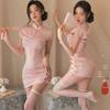 LZM621 rosa cheongsam terno sedução sexy underwear puro e digno charme uniforme pijamas atacado geração