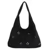 Nova Bolsa Texturizada de Grande Capacidade para Outono, Bolsa de Ombro Personalizada Fashion e Casual, Bolsa Tote Feminina Tendência 2025