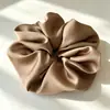 Scrunchies de Seda Satinada de Color Sólido Elásticos Elegantes para el Cabello Cuerda para Cola de Caballo Accesorios