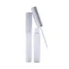 Botella de Pegamento Blanco al por Mayor en Stock, Redondo 4.5ml Tapa de Aluminio Tubo Vacío para Delineador Líquido con Aplicador de Pincel Delgado, Material de Empaque Cosmético