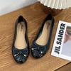 Heli Shark Verão Sandálias Femininas Casuais Baixas Novas Sapatos de Laço Fashion Rasos