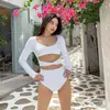 Nuevo Traje de Baño Sexy de una Pieza para Mujer Cubriendo el Vientre, Adelgazante, Pechos Pequeños, Bikini Conservador Traje de Baño para Aguas Termales