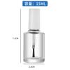Botellas de Esmalte de Uñas de Vidrio en Varias Especificaciones y Formas, Redondas y Cuadradas, Botellas con Aplicador de Pincel para Aceite de 5 ml, Botellas Reutilizables para Cosméticos