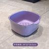 Cesta de drenaje de dopamina de doble capa, bonita cesta de frutas para el hogar, filtro de agua para limpieza, plato de fruta espesado dos en uno, cesta para lavar verduras