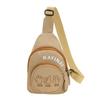 Bolso de Pecho Deportivo Casual para Niños y Niñas Estilo Occidental Letra Lindo Pequeño Palma Monedero para Bebé Bolso Infantil Nuevo 2025