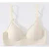 Ropa interior de soporte suave transfronteriza color liso alta calidad brillante fruta simple congelado cómodo sexy cubierta de sujetador para mujer