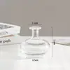 Lujo Ligero Trendy de Internet Transparente Vidrio Pequeño Jarrón Adornos Sala de Estar Arreglo Floral Estilo Ins Gama Alta Simple Tulipán Conservación de Agua