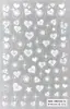 Transfronterizo especialmente para pegatinas de flor para decoración de uñas al por mayor girasol lirio margarita pegatinas de uñas adhesivas transparentes