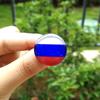 Insígnia de Bandeira Mundial, Emblema Nacional, Broche da Ucrânia, Patch de Gema Crystal Time, Produção de Insígnias Personalizadas a partir de Imagens Fornecidas