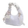 Bolso de Mano Vintage de Otoño e Invierno para Mujer Bolso de Hombro de Felpa con Textura Nuevo para Mujer 2023 Bolso Cuadrado Pequeño Cruzado de Moda