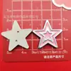 Accesorios de resina con forma de corazón de melocotón colorido de estilo coreano, estrella de cinco puntas, cara sonriente, estilo pequeña fragancia, funda para teléfono móvil, horquillas, pegatinas para hebillas de zapatos