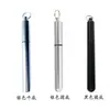 Barril de Palillos de Aleación de Aluminio Portátil Almacén Impermeable Sellado Botella Sellada Mini Palillo Delgado Recogedor de Frutas Caja de Metal