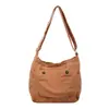 Bolso Cruzado Versátil de Color Sólido de Gran Capacidad para Parejas, Moda Retro de un Solo Hombro con Aspecto de Alta Gama para el Viaje Diario, Primavera 2026