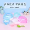Baño para Hámster, Baño y Inodoro de Doble Propósito Suministros para Mascotas Pequeñas, Recipiente de Arena para Baño, Baño, Inodoro Oso Dorado, Sala de Sauna