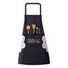 Cozinha doméstica avental de cozinha impermeável e à prova de óleo mancha elegante de limpeza de mãos roupas de trabalho adulto macacão cintura masculina e feminina