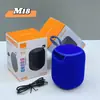 Nuevo Modelo de Comercio Exterior M18 Mini Altavoz Bluetooth Inalámbrico, Subwoofer de Tela Portátil para Exteriores con Ranura para Tarjeta