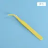 Pengdou Tools, Pinzas para Uñas, Pinzas para Pestañas, Mini Clips de Colores para Diario, Herramientas DIY de Cabeza Recta y Curva