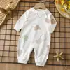 Mameluco para Bebé Algodón Puro Categoría a Ropa para Primavera y Otoño para Recién Nacidos Ropa de Gateo de Manga Larga para Bebé Niño y Niña Ropa para el Hogar Pijamas