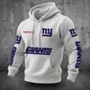 Uniforme de Equipo Transfronterizo Europeo y Americano Tallas Grandes Impresión Digital 3D Cárdigan Holgado con Cremallera y Capucha Sudadera Deportiva Sudadera de Invierno