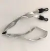 Chapéu com Alça à Prova de Vento, Chapéu de Palha de Verão com Alça para o Pescoço, Fivela de Cogumelo de Metal Elástica Removível, Aba Larga para Proteção Solar