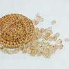8*10mm cuenta de tambor de vidrio accesorios para joyería diy pasador antiguo color gelatina de vidrio material para accesorios de pelo retro