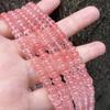 4*6mm jade de olivo verde natural tumba del este cuentas rojas tumba del este cuentas de ábaco materiales para accesorios de joyería hechos a mano DIY