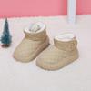 Oferta Especial Código Roto Zapatos de Algodón para Niños Zapatos para Bebés y Niños Forrados de Felpa Zapatos para Niños Pequeños Botas Cortas para Niñas Otoño e Invierno Botas de Nieve Casuales