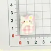 Falda Brillante Juguetona Linda Gato Gatito DIY Pegamento de Crema Joyería Pasador de Pelo Parche Guka Hebilla de Zapato Accesorios de Resina