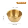 Molheira de Aço Inoxidável 304 Prato Coreano para Churrasco Kimchi Prato para Fondue Prato Ocidental para Molho Dourado Prato Redondo para Condimentos Outdoor