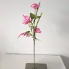 Flores de Rosa Simuladas con Borde Enrollado para Hotel, Casa de Huéspedes, Decoración de Arreglo Floral de Escritorio para el Hogar, Materiales Florales para Fondo de Boda, Accesorios para Festivales