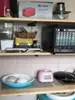 Estantería de Pared con Estantes de Madera Maciza, Estante de Almacenamiento para Sala de Estar, Estante de Almacenamiento para Cocina, Estante de Pared, Colgador de Pared
