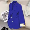 Blazer Primavera e Outono 2025 Moda Versátil Casual Novo Estilo Coreano Design Solto Temperamento Avançado Jaqueta de Terno