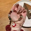 Nuevo Pulsera Pequeña de Regalo de Navidad para Mujer, Accesorios de Atmósfera Navideña de Nicho, Pulseras de Aspecto Elegante para que las Mujeres se las Regalen a sus Mejores Amigas