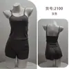 Amazon Best-Seller Internacional Roupas de Casa Femininas Shorts Sexy com Alças Pijama Casual Europeu e Americano Conjunto Feminino