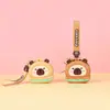 Llavero de Silicona de Bebé Llorando Billetera para Monedas Colgante de Bolso Mini Bolsa para Auriculares Pequeña Billetera Accesorios para Niños