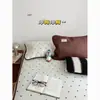 Xiangling Productos PremiumSimple Estilo Ins Seda de Leche Seda de Hielo Esterilla Refrigerante Serie de Puntos Estrellas y Lunas Juego de Esterillas Refrigerantes Ropa de Cama