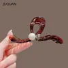 Pinza de Garra de Cristal de Colorido Estilo Coreano de Alta Gama para Mujer Modelo Nuevo 2026 Pinza de Tiburón Grande Accesorio para el Cabello para la Parte Posterior de la Cabeza