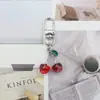 Llavero de Cereza de Aleación Creativa Transfronterizo Colgante de Bolsa de Chica Cereza Simulación Colgante Pequeño Regalo Venta al por Mayor