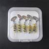Sementes de melão micro Luya lantejoulas giratórias mosquitos venenosos abelhas com asas anzol de voo modificação inseto biônico isca falsa atacado