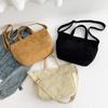 Bolsa Grande de Capacidad para Mujer 2026 Verano Nuevo Estilo Coreano Bolsa de Pana Versátil Casual Bolso de Hombro Cruzado