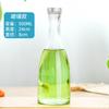 Venta al por mayor de Internet Celebrity Botella de vidrio transparente Botella de vino de ciruela verde Botella de bebida creativa Botella de vino de fruta Botella de vidrio vacía