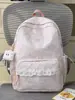 Mochila de encaje con gradiente brumoso estilo coreano para estudiantes de secundaria y preparatoria, adecuada para la escuela diaria y viajes, mochila escolar versátil