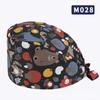 Gorro Quirúrgico Estampado Gorro de Enfermera Moderno Lindo Más Toalla para el Sudor Transpirable Gorro de Trabajo Gorro Antipolvo Doctor Salón de Belleza