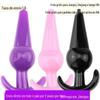 Grande Backroom Bead Anal Plug Utensílio Unissex Anal Borracha Macia Sexo Masturbação Suprimentos para Adultos