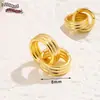 Cuentas Espaciadoras Perforadas Estilo Chino Chapadas en Cobre Antiguo Oro de 18 Quilates Cuentas Sueltas Colgante Pequeño Pulsera DIY Collar Accesorios de Joyería Decoración Colgante