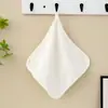 Toalhas de Mão de Veludo Coral para Jardim de Infância no Atacado, Toalhas Pequenas para Bebê, Lenços de Papel para Crianças, Toalhas Faciais para Bebê, Toalhas Quadradas Pequenas Bordadas