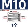 Tuerca cónica de acero inoxidable 304/201 moleteada de expansión por implosión antideslizante tapa de tornillo hembra cónica M6M8M10M12mm