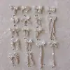 Lz Novos Acessórios para Nail Art Laço Zircônia Super Brilhante de Alta Qualidade Decoração de Unha Laço de Fita Acessórios de Unha Vestíveis