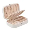 Caja de Almacenamiento de Joyería Portátil, Amigable para Viajes, Compacta, de Gama Alta, Exquisita, de Gran Capacidad, Caja de Joyería Antioxidación para Pendientes, Anillos y Collares